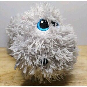 Stuffies Plush Gray Baby Gracie Hippo Zipper Mouth Pocket 10" 2014